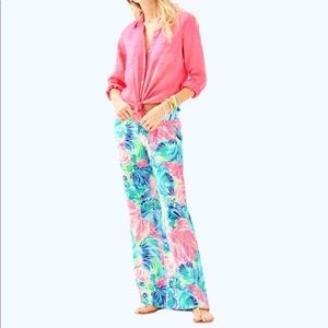 Lilly Pulitzer Bal Harbour Linen Palazzo Pant